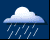 RAIN, Mostly cloudy. A chance of rain after midnight. Lows in the 40s to lower 50s. Light wind becoming South 10 mph or less after midnight.